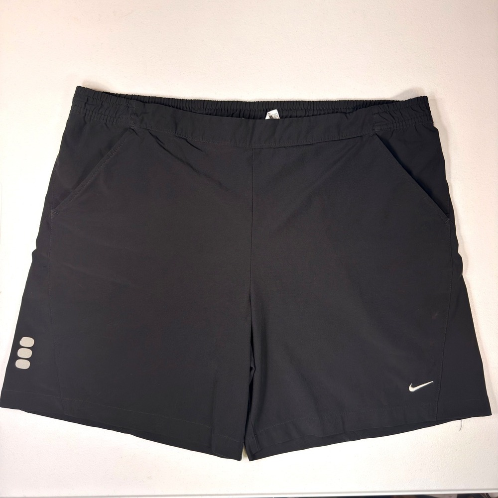 Nike FIT DRY Black Athletic Training Shorts Mens Large L 12-14 Running Gym